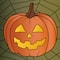 5" x 5" Jack-O'-Lantern in Web Canvas Painting Kit by Craft Smart®